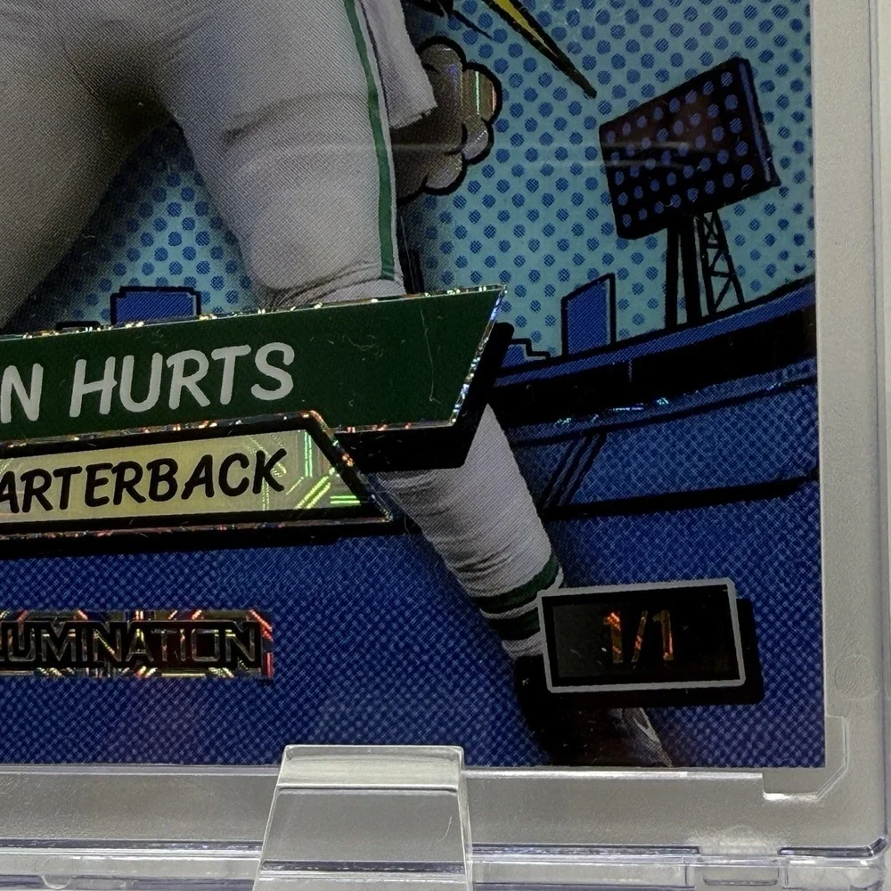 2026 Wild Card Alumination  Jalen Hurts 1/1 Silver Age Comix Mammoth Eagles